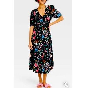 Tropical full length dress size XS